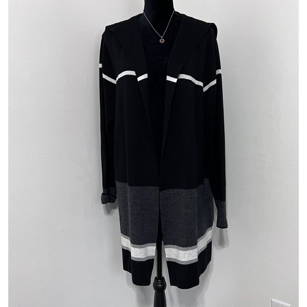 Women's Soft Open Long Cardigan Sweater Sz XXL Sweater Boho Preppy Western Apt 9